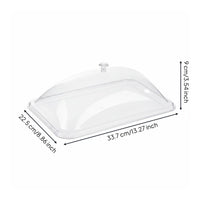 Transparent Food Dome Proof Plastic Food Cover Dustproof for Buffet
