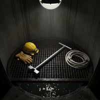 Steel T-Handle Valve Wrench Double-Jaw Valve Wrench with T-Handle Extended Reach Tool Heavy-Duty for Plumbers, Maintenance Technicians, Deep-Well, Narrow Areas, Plumbing Repairs