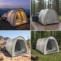 SUV Tailgate Tent with Partition, Sun Protection & Heat Insulation, Universal Fit for Camping & Electric Vehicles
