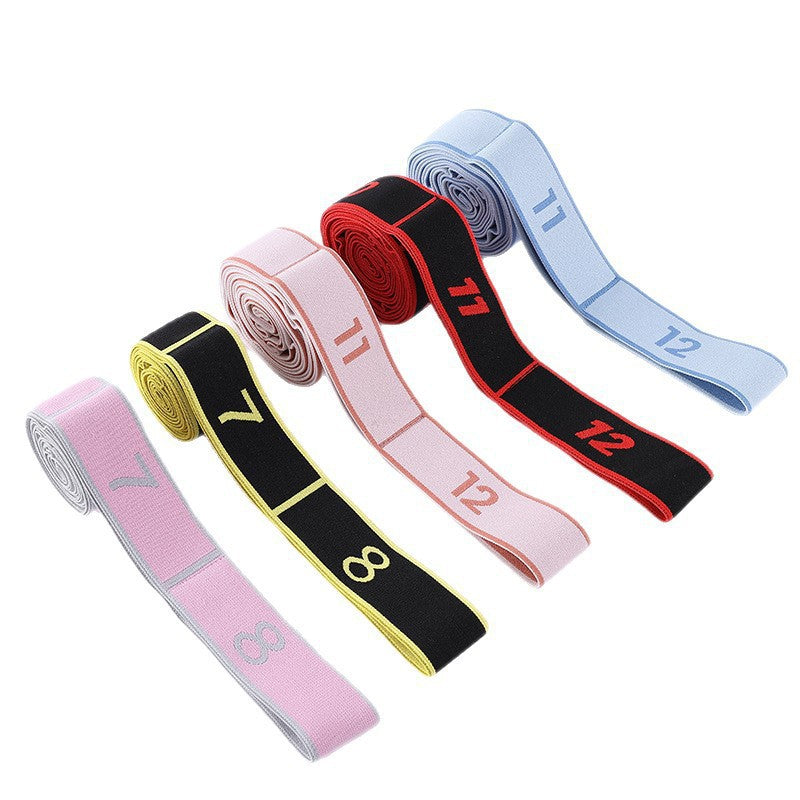 Children's Dance Resistance Band with Numbered Segments for Yoga and Stretching