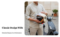 Double Visor Four-Season Double Visor Helmet Gender-Neutral Design for Cruising, Commuting, City Riding