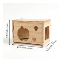 Bird Cage House Sheltered Pet Supply Environmentally Conscious for Aviary