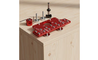Aluminum Alloy Cabinet Hardware Jig Precision Woodworking Drilling Positioning Guide Long-Lasting Cabinet Handle Jig Heavy-Duty for Furniture Making