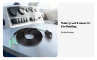 Coiled Cable Vertical Switch Assembly Shielded Connector Sleeves Single Control Switch Metal Terminals Marine Part Long-Lasting