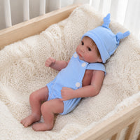 3 Pieces 11 Inch Doll Outfit Soft Material Reborn Doll Clothes Set Handmade