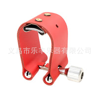 Alto Saxophone Accessory U-Shaped Soft Leather Strap with PVC Box