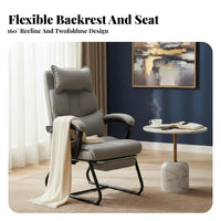 Reclining Sled Base Chair Ergonomic Design Office Furniture Support