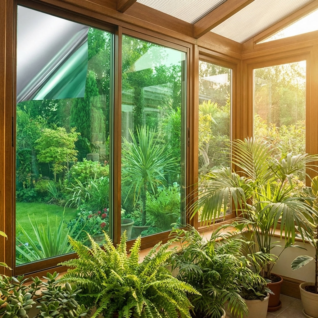 Blackout Window Film for Home Office Privacy, Opaque Window Tint Film Home and Bathroom Frosting, Wide PET Material, Modern Minimalist Style