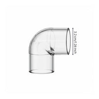 Clear Aquatic Aquarium Water Pipe High Clarity Transparent Acrylic Pipe