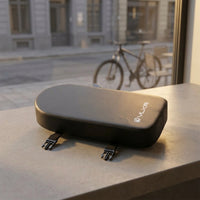 Thick Cycle Rear Seat Cushion Comfortable Passenger Seat with Mounting Straps Soft Rear Rack Cushion Secure for Passengers