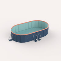 Oval Above Ground Pool Reinforced Above Ground Swimming Pool Stable for Family, Kids, Backyard, Garden, Patio