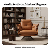 Cantilever Armchair Nordic Inspired Lounge Chair Designer-Inspired Modern Appearance for Residents, Adults, Bedroom