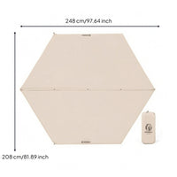 Hexagonal Sleeping Pad Foldable Inflatable Camping Mat Flat-Panel