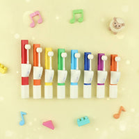 8 Pieces Music Education Instrument Easy to Grip Handheld Percussion Educational Music Education Xylophone for Kids, Young Children, Classroom