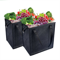 Large Capacity Insulated Reusable Grocery Shopping Bag with Aluminum Foil Lining