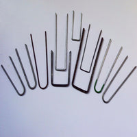 Galvanized Steel U-Shaped Garden Staples for Landscape Fabric and Weed Barrier