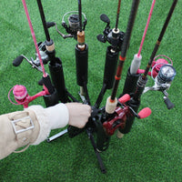 Rotating Fishing Rod Stand 360 Degree Rotation for Tackle Shop, Garage, Anglers