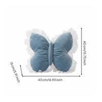 Butterfly Shaped Pillow Soft Butterfly Pillow Decorative for Bed, Bedside