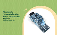Automatic Locking Folding Hinge, 180 Degree Stainless Steel, Adjustable Table Leg Bracket, Furniture Connector, Easy Installation