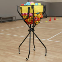 Pickleball Ball Trolley Wheeled Pickleball Collecting Trolley Portable