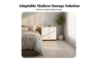 Slim Bedside Table with Drawer Space-Saving Nightstand Multi-Purpose for Bedroom