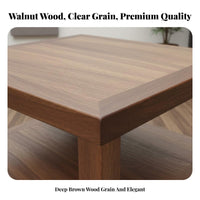 Solid Wood Audio Rack Hand Polished Walnut Amplifier Stand Mortise and Tenon Joinery Wooden Audio Equipment Shelf for Audiophiles