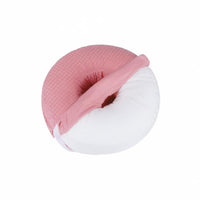 Rest Pillow with Ear Hole Zippered Waist Support Cushion Ergonomic Seating Cushion for Home