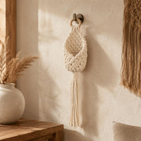 2 Pieces Macrame Plant Hanger Easy to Install Home Decor Indoor Outdoor Use