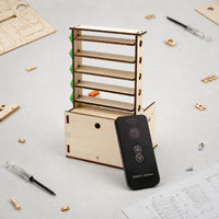 Window-Shade-Window Model Precision Mechanical Model with Remote Control Interactive Teaching Kit for Hobbyists