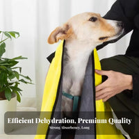 Strong Water Absorption Pet Bath Towel Lint-Non-Shedding Quick Dry Pet Towel Thickened for Grooming, Cleaning, Outdoor