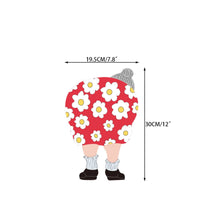 1 Piece Outdoor Yard Stake Lawn Decoration Floral Dress Sculpture Iron Garden Figure Rugged Wrought Iron Construction Suitable for Outdoor Scenes Gift Giving Patio Gardens 12in