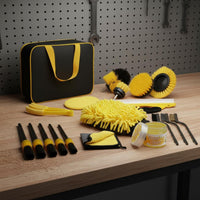 Multifunctional Drill Brush Car Cleaning Kit Quick Change Shaft Auto Detailing Drill Brush Set Time Saving
