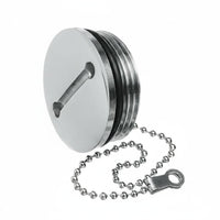 Yacht Petrol Cap with Chain Rustproof Stainless Steel Deck Fill Rust-Resistant Cap Resistant Marine Tank Cover