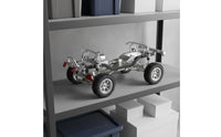 1/12 Scale Metal RC Crawler Chassis Aluminum Alloy Body Metal Chassis Upgrade DIY Modification Assembled RC Car Frame Kit for Rough Terrain