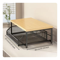 Kitchen Counter Rack Saving Countertop Appliance Riser Versatile Microwave Shelf with Drawer for Washroom