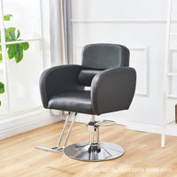 Vintage Hydraulic Barber Chair for Salon, Adjustable Swivel Hair Styling Chair