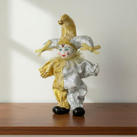Ceramic Angel Figurine Gold Accents Home Decor Gift Idea for Shelf Display