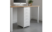 Under Desk Filing Cabinet Steel Construction Mobile Metal Storage Cabinet Waterproof Metal Drawer Cart for Bedroom