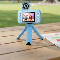 Flip Lens Kids Camera High-Definition Electronic Toy Easy to Use for Travel
