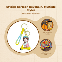 Electric Car Keychain, sturdy Metal decoration, Multi-Functional Backpack Accessory, Gift for Boys and Girls