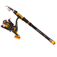 Telescopic Carbon Fiber Fishing Rod for Sea and Rock Fishing - Ultra-Hard and Portable
