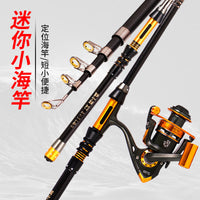 Telescopic Carbon Fiber Fishing Rod for Sea and Rock Fishing - Ultra-Hard and Portable