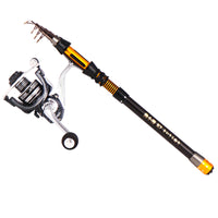 Telescopic Carbon Fiber Fishing Rod for Sea and Rock Fishing - Ultra-Hard and Portable