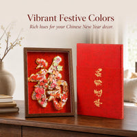 2026 Year of the Horse Chinese New Year Paper Art Sculpture Ornament