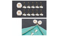Snap-on Stitch Marker with Needle Stopper Decorative Stitch Marker Cute Needle Stopper Repositionable for Makers
