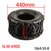 ATV沙滩车卡丁车电瓶车真空轮胎A花18x9.5-8观光车19x7-8真空胎