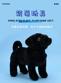 Lifelike Bulldog Plush Toy Stuffed Animal French Bulldog Shar Pei Dog Doll for Children