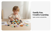 Creative Pattern Blocks Educational Wooden Pattern Blocks Paint Geometric Shape Matching Toy for Kids, Preschoolers, Preschool, Kindergarten