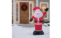 Christmas Inflatable Santa Secure Inflatable Santa Character Yard Decoration Stable Oversized for Lawn, Garden