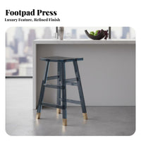 Transparent High Stool Easy to Clean Transparent High Chair Armless for Adults